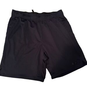 Nike Mens Navy Athletic Dry Fit Shorts Small tie waist split leg, detail back